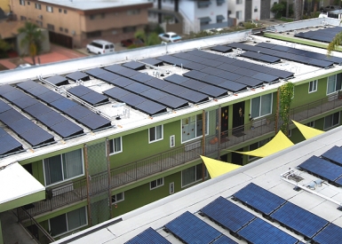 Solar on multifamily affordable housing