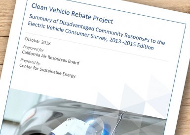 Summary of Disadvantaged Community Responses to the EV Consumer Survey, 2013–2015 Edition